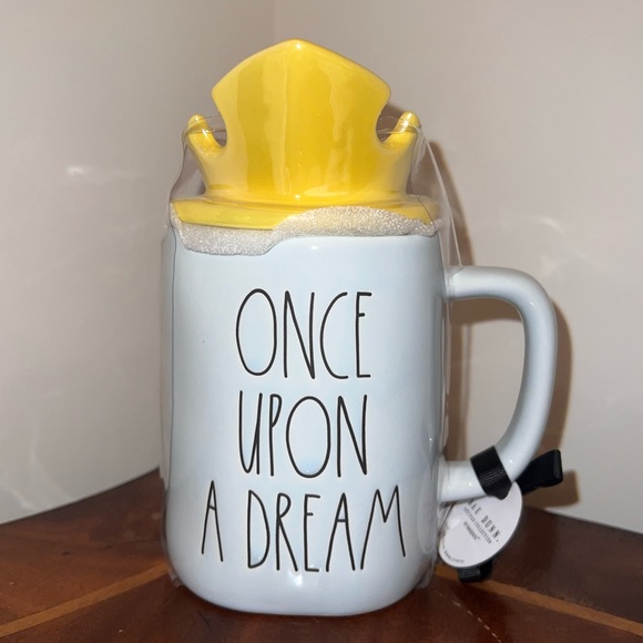 Rae Dunn Other - Rae Dunn Double Sided Once upon a dream Topper Disney Mug! 💗 🇺🇸 EXCLUSIVE